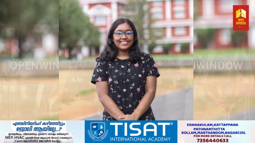 ജെസ്സിക്ക പറക്കും: മരിയൻ കോളേജിൽ നിന്ന് ഫ്രാൻസിലേക്ക് 10 ലക്ഷം രൂപയുടെ സ്കോളർഷിപ്പുമായി