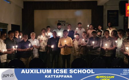 വയനാട് ദുരന്തത്തിൽ മരണമടഞ്ഞവർക്ക് ആദരാഞ്ജലികൾ അർപ്പിച്ച് റോട്ടറി ക്ലബ് ഓഫ് കട്ടപ്പന ഹെറിറ്റേജ്