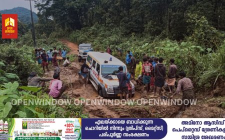 ആകെയുള്ള മൺ പാതയും തകർന്ന് ഇടമലക്കുടി ;   അടിയന്തര സാഹചര്യങ്ങളിൽ ആംബുലൻസ് സേവനം പോലും ലഭ്യമാകുന്നില്ല