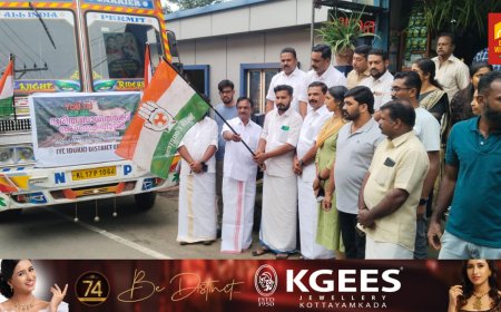 പ്രളയ ദുരിതബാധിതർക്ക് കൈത്താങ്ങായ് യൂത്ത് കോൺഗ്രസ്‌ ഇടുക്കി ജില്ലാ കമ്മറ്റി