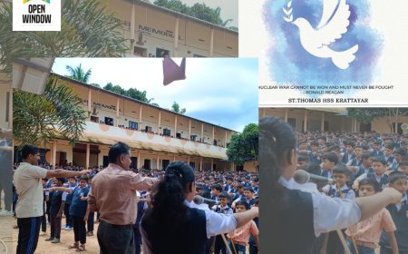 ഹിരോഷിമ ദിനം ആചരിച്ച് ഇരട്ടയാർ സെൻ്റ് തോമസ് സ്കൂൾ