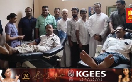 റോട്ടറി ക്ലബ് ഓഫ് കട്ടപ്പന ഹെറിറ്റേജിന്റെ നേതൃത്വത്തിൽ രക്തദാനം നടത്തി