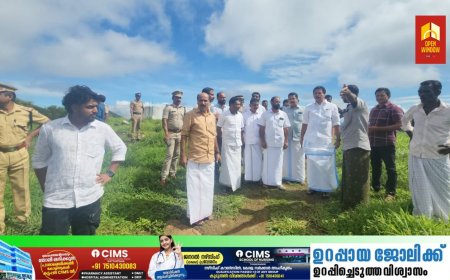 കല്യാണത്തണ്ടില്‍ റവന്യൂ വകുപ്പ് ബോര്‍ഡ്:28ന് റവന്യൂ മന്ത്രിയുടെ യോഗം 
ചേരുമെന്ന് മന്ത്രി റോഷി അഗസ്റ്റിന്‍. ജനങ്ങളുടെ ആശങ്ക പരിഹരിക്കാന്‍ ഒപ്പമുണ്ടാകുമെന്ന് നാട്ടുകാര്‍ക്ക് മന്ത്രിയുടെ ഉറപ്പ്