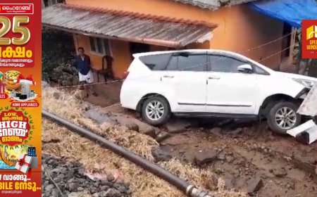 ഉപ്പുതറ ചപ്പാത്തിൽ കാർ 30 അടി താഴ്ചയിലേക്ക് മറിഞ്ഞ് അപകടം. കാർ യാത്രികർ അത്ഭുതകരമായി രക്ഷപ്പെട്ടു