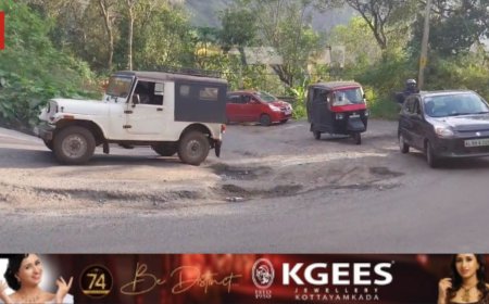 കട്ടപ്പന പുളിയന്മല റോഡിൽ ഗതാഗത തടസം രൂക്ഷം; നോക്കുകുത്തിയായി പൊതുമരാമത്ത് വകുപ്പ്