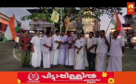 വയനാട് ദുരന്തബാധിതർക്ക്  അടിയന്തിര സഹായം നൽകാത്ത കേന്ദ്ര സർക്കാർ നിലപാടിൽ പ്രതിഷേധം ശക്തം. കോൺഗ്രസ് നേതൃത്വത്തിൽ കട്ടപ്പനയിൽ പ്രതിഷേധ സംഗമം നടത്തി