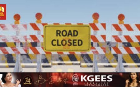 പകുതിപ്പാലം മുരിക്കാശ്ശേരി റോഡിൽ ചപ്പാത്ത് നിർമ്മിക്കുന്നതിനാൽ ഇതുവഴിയുള്ള ഗതാഗതം ഒക്ടോബർ 7 മുതൽ 30 ദിവസത്തേക്ക് തടസ്സപ്പെടും