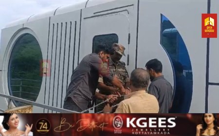 ഇടുക്കി മാൻകുത്തി മേട്ടിൽ അനധികൃതമായി സർക്കാർ ഭൂമി കയ്യേറി കാരവൻപാർക്ക് നിർമ്മിച്ചതിൽ കർശന നടപടിയുമായി റവന്യൂ വകുപ്പ്