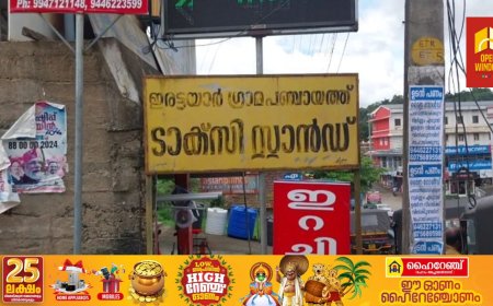 ഇരട്ടയാർ ടാക്സി സ്റ്റാൻഡിനെ ഇല്ലായ്മ ചെയ്യാനുള്ള നടപടിയിൽ നിന്ന് ഇരട്ടയാർ ഗ്രാമപഞ്ചായത്ത് ഭരണസമിതി പിന്മാറണമെന്ന് ആവശ്യവുമായി ഇരട്ടയാട്ടിലെ ടാക്സി ഉടമകൾ രംഗത്ത്