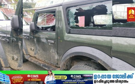 ചിന്നക്കനാലിൽ ഗുണ്ടാ  ആക്രമണം.ഇന്നോവ കാറിൽ എത്തിയ ഗുണ്ടാ സംഘം തൊടുപുഴ സ്വദേശികളുടെ വാഹനം അടിച്ചു തകർത്തു