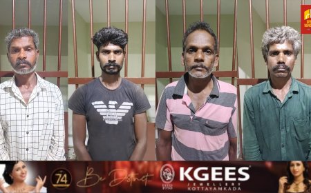 ഇടുക്കി മറയൂരിൽ നിന്നും തമിഴ്നാട്ടിലേക്ക് ചന്ദനം കടത്താൻ ശ്രമിച്ച നാല് പേർ പിടിയിൽ