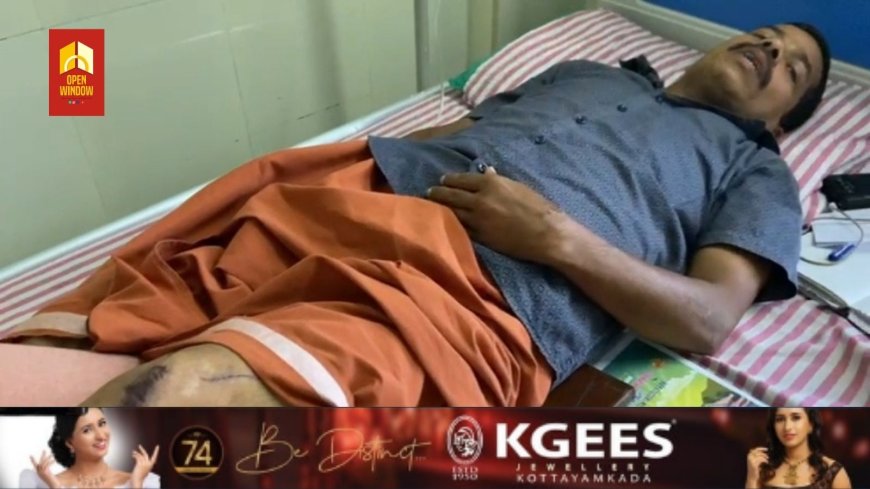 സർവീസ് വയർ കഴുത്തിൽ കുടുങ്ങി സ്കൂട്ടർ യാത്രികന് ഗുരുതര പരിക്ക്