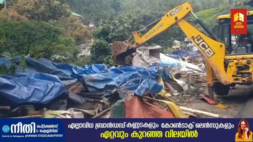 മൂന്നാര്‍ ടൗണില്‍ നിന്നും പൊളിച്ചു മാറ്റിയ വഴിയോര വില്‍പ്പന ശാലകൾ പുന സ്ഥാപിക്കാനുള്ള നീക്കത്തിനെതിരെ സി പി ഐ രംഗത്ത്