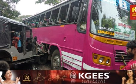 കാൽവരിമൗണ്ടിനും  ഡബിൾ കട്ടിങ്ങിനുമിടയിൽ സ്വകാര്യ ബസ്സും  അയ്യപ്പഭക്തർ സഞ്ചരിച്ചിരുന്ന ജീപ്പും കൂട്ടിയിടിച്ച് അപകടം
