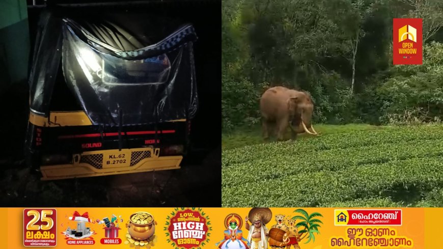 മറയൂരില് വീണ്ടും കാട്ടാന ആക്രമണം
