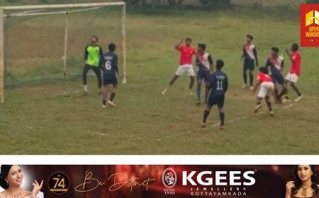 കാഞ്ചിയാർ ലബ്ബക്കട ജെ. പി. എം. കോളേജിൽ അണ്ടർ '19 സെവൻസ് ഫുട്ബോൾ ടൂർണമെൻ്റ് നടന്നു