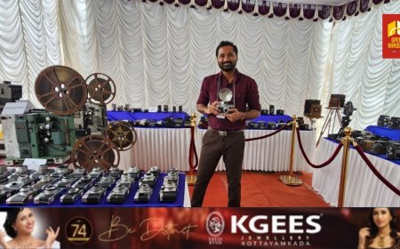 റെയിൻ ഇന്റർനാഷണൽ നേച്ചർ ഫിലിം ഫെസ്റ്റിവെല്ലിലെ പഴയ ക്യാമറകളുടെ സ്റ്റാൾ കാണികളെ ആകർഷിക്കുന്നു