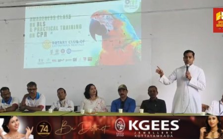 റെയിൻ ഇൻ്റർനാഷണൽ ഫിലിം ഫെസ്റ്റിവലിൻ്റെ ഭാഗമായി കട്ടപ്പന ഗവ. ട്രൈബൽ ഹയർ സെക്കണ്ടറി സ്കൂളിൽ പ്രഥമശുശ്രൂഷ പരിശീലനവും സെമിനാറും സംഘടിപ്പിച്ചു