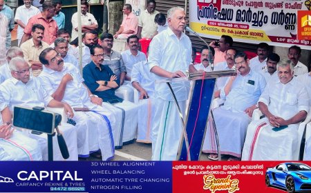 എൽ ഡി എഫ് ഇടുക്കി ജില്ലാ കമ്മിറ്റിയുടെ നേതൃത്വത്തിൽ വയനാട് ദുരന്തത്തിൽ കേരളത്തോട് കേന്ദ്ര സർക്കാർ തുടരുന്ന അവഗണനക്കെതിരെ  തൊടുപുഴയിൽ ധർണ്ണ നടത്തി