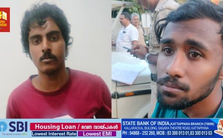 പുറ്റടി അമ്പലമേട്ടിലുള്ള സെന്റ് മേരീസ്  എസ്റ്റേറ്റിൽ നിന്നും 50 കിലോ പച്ച ഏലക്ക മോഷ്ടിച്ച  രണ്ടുപേർ പിടിയിൽ