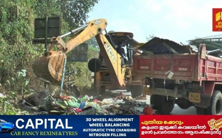 മൂന്നാറില്‍ വീണ്ടും അനധികൃത വഴിയോരവില്‍പ്പനശാലകള്‍ക്കെതിരെ നടപടി