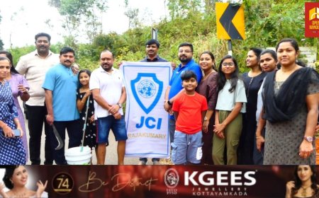 റോഡ് സുരക്ഷാ വാരാചരണം സംഘടിപ്പിച്ച്  ജെ സി ഐ രാജകുമാരി യുണിറ്റ്