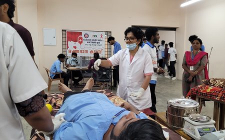 റിപ്പബ്ലിക് ദിനത്തോടനുബന്ധിച്ച്  രക്തദാനക്യാമ്പ് സംഘടിപ്പിച്ച് ഐ.ടി.ഐ  ട്രെയിനികൾ ;  പങ്കെടുത്തത് നൂറിലധികം യുവാക്കൾ