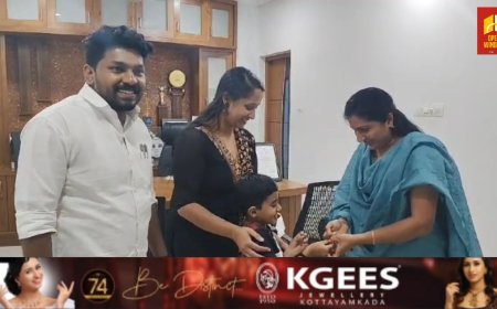 കളഞ്ഞു കിട്ടിയ സ്വര്‍ണ്ണ ലോക്കറ്റ് ഉടമയ്ക്ക് തിരിച്ചു നല്‍കി മാതൃകയായി അഞ്ചര വയസുകാരന്‍