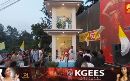 കട്ടപ്പന വെള്ളയാംകുടി സെൻ്റ് ജോർജ് ഫൊറോന ദേവാലയത്തിന് കീഴിൽ വെട്ടിക്കുഴ കവലയിൽ നിർമ്മിച്ച കപ്പേളയുടെ വെഞ്ചിരിപ്പ് കർമ്മം നടന്നു