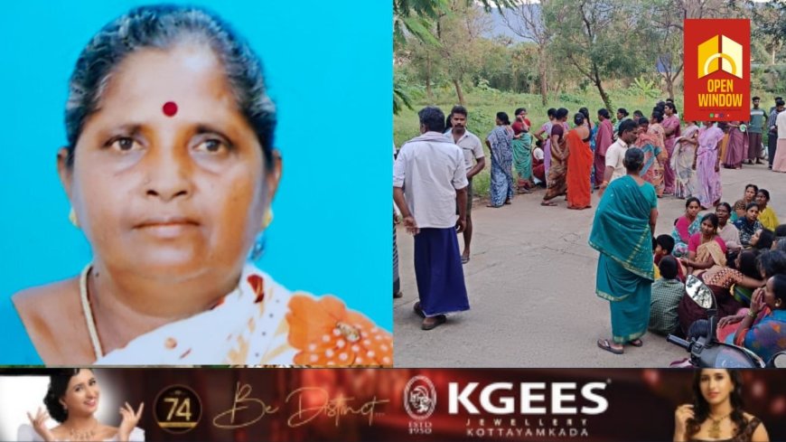 കാട്ടാനയുടെ ആക്രമണത്തിൽ തൊഴിലാളി സ്ത്രീ മരിച്ചു