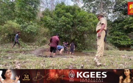 വന്യമൃഗ ശല്യം ചെറുക്കുന്നതിനായി വനത്തിനുള്ളിൽ തന്നെ മൃഗങ്ങൾക്കായി ശുദ്ധജലം ഉറപ്പാക്കുകയാണ് ഫോറസ്റ്റ് ഉദ്യോഗസ്ഥർ