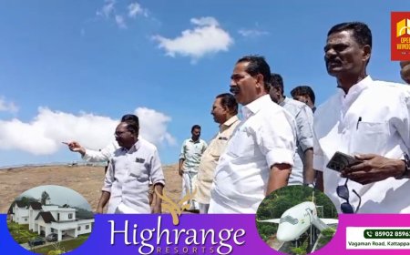 പരുന്തുംപാറയിലെ കയ്യേറ്റ ഭൂമി സിപിഎം ഇടുക്കി ജില്ലാ സെക്രട്ടറി സി വി വർഗീസിന്റെ നേതൃത്വത്തിലുള്ള സംഘം സന്ദർശിച്ചു