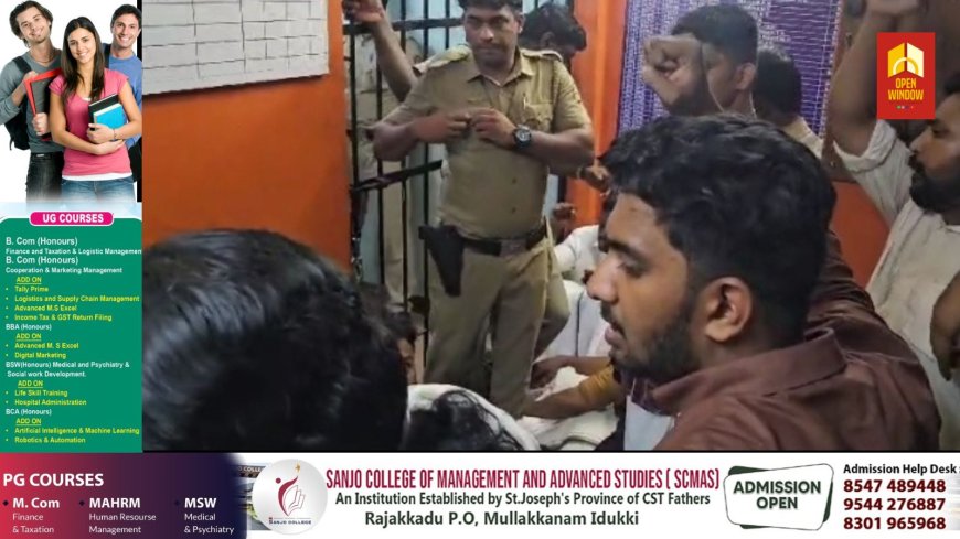 തൊടുപുഴയിലെ എസ് എഫ് ഐ പൊലീസ് സംഘർഷത്തിൽ ഏഴു എസ് എഫ് ഐ പ്രവർത്തകർക്കെതിരെ ജാമ്യമില്ലാ വകുപ്പ് പ്രകാരം കേസ് ; ഒരാൾ അറസ്റ്റിൽ