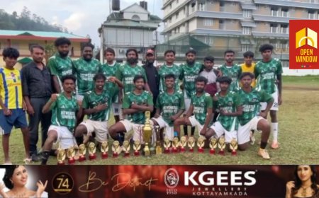 ലഹരിക്കെതിരെ ഫുട്ബോൾ ടൂർണ്ണമെൻറ് സംഘടിപ്പിച്ച് ന്യൂ മൂന്നാർ ലെവൻസ്