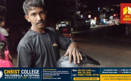 ചെറുതോണിയിൽ മ്ലാവ്  ഇടിച്ച് സ്കൂട്ടർ യാത്രികന് പരിക്ക്