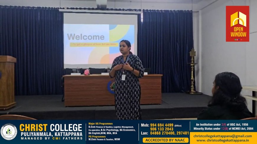 പുളിയൻമല ക്രൈസ്റ്റ് കോളേജ്, സൈക്കോളജി വിഭാഗത്തിന്റെ ആഭിമുഖ്യത്തിൽ "Healing Mind – Create future" എന്ന തലക്കെട്ടിൽ ഏകദിന ശിൽപ്പശാല സംഘടിപ്പിച്ചു