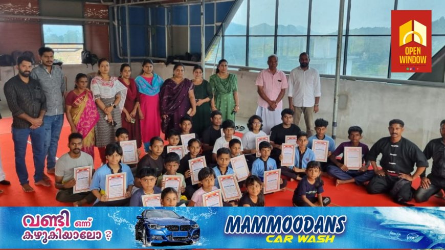 സ്പാർട്ടൻസ് മാർഷൽ ആർട്സ് ആൻഡ് സ്പോർട്സ് ട്രെയിനിങ് സെന്ററിന്റെ ആഭിമുഖ്യത്തിൽ ടെയിക്ക് ക്വാൻ വുഷു ഷാവോലിൻ കുങ് ഫു സാഷ് ഗ്രേഡിംങ് നടന്നു