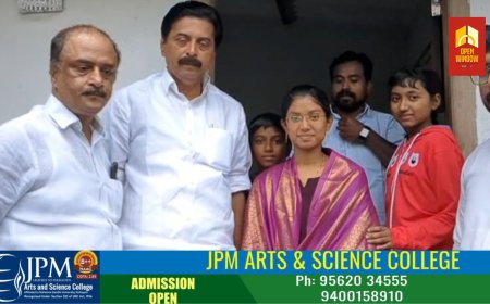 എംജി സർവ്വകലാശാല ബിഎസ് സി കണക്ക് പരീക്ഷയിൽ ഒന്നാം റാങ്ക് നേടിയ നൂപ അനൂപിനെ മന്ത്രി റോഷി അഗസ്റ്റിൻ അനുമോദിച്ചു