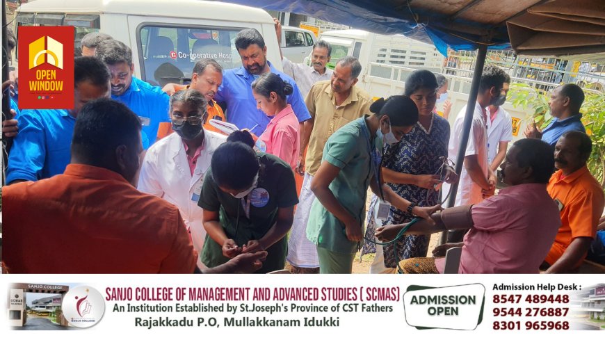 കട്ടപ്പന സഹകരണ ആശുപത്രിയിൽ നഴ്സിംഗ് ദിനത്തിൽ ചുമട്ടുതൊഴിലാളികൾക്ക് ഹെൽത്ത് ചെക്കപ്പ് നടത്തി