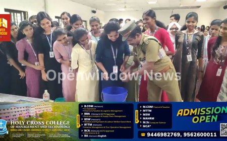 പരിസ്ഥിതി ദിനത്തോടനുബന്ധിച്ച് വനം  വന്യജീവി വകുപ്പിന്റെ നേതൃത്വത്തിൽ ഇടുക്കി മെഡിക്കൽ കോളേജ് നേഴ്സിങ് വിദ്യാർത്ഥികൾക്കായി ശിൽപ്പശാല സംഘടിപ്പിച്ചു