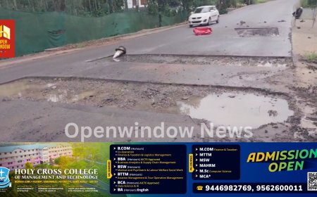 കട്ടപ്പന കുട്ടിക്കാനം മലയോര ഹൈവേയിൽ നരിയംപാറയ്ക്കും  കാഞ്ചിയാർ കക്കാട്ടുകട  കൊറ്റം പടിക്കുമിടയിൽ റോഡ് വെട്ടിപ്പൊളിച്ചത് വാഹന യാത്രക്കാർക്ക് അപകട കെണിയായി മാറി