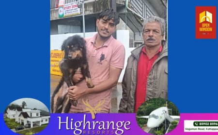 കഴിഞ്ഞ നാല് ദിവസമായി പെരിയാർ ചോറ്റുപാറയിൽ വെള്ളത്തിൽ കുടുങ്ങിയ വളർത്തു നായക്ക്  രക്ഷകനായി സുന്ദർ കണ്ണൻ