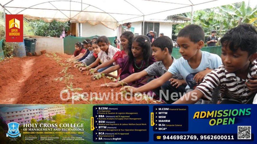 ഹൈറേഞ്ചിന്റെ കാര്ഷിക വിദ്യാലയം എന്നറിയപ്പെടുന്ന രാജാക്കാട് പഴയവിടുതി ഗവ. യു പി സ്കൂളില് ഇത്തവണയും അധ്യയന വര്ഷം ആരംഭിച്ചതോടെ വിദ്യാര്ത്ഥികളുടെ കാര്ഷിക പ്രവര്ത്തനങ്ങള്ക്കും തുടക്കമായി