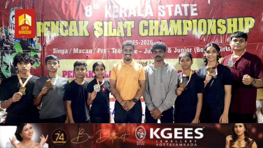 പെൻസാക് സിലാത്ത് സംസ്ഥാന ജൂനിയർ ചാമ്പ്യൻഷിപ്പിൽ മെഡൽ കൊയ്ത്തുമായി ഇടുക്കിജില്ല ടീം