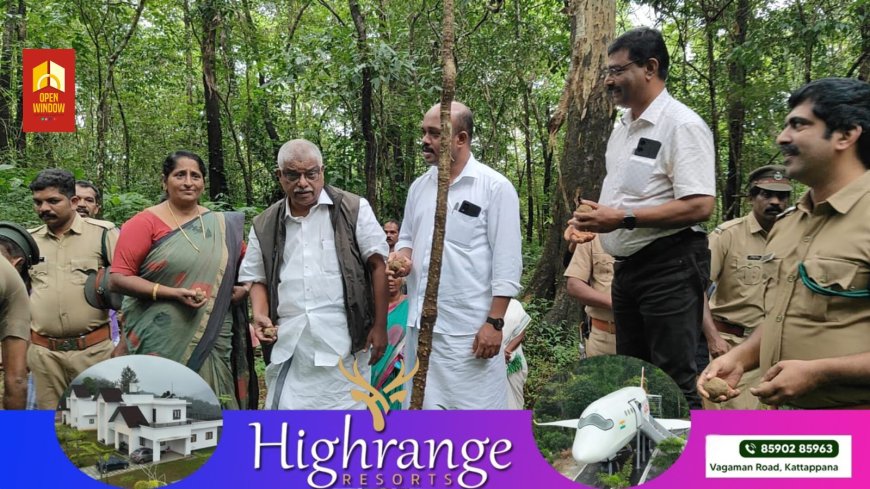 ഇടുക്കി വന്യജീവി സങ്കേതത്തിൽ വന്യ ജീവികൾക്ക് ഭക്ഷണവും വെള്ളവും ഉറപ്പാക്കുന്ന വിത്തൂട്ട് പദ്ധതിയ്ക്ക് തുടക്കമായി