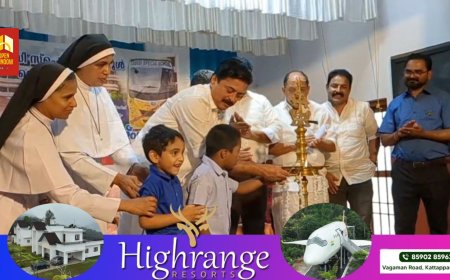 കട്ടപ്പന വെള്ളയാംകുടി അസീസി സ്‌പെഷ്യല്‍ സ്‌കൂളിലെ സെന്‍സറിങ് റൂമിന്റെ ഉദ്ഘാടനവും സ്‌കൂള്‍ ബസിന്റെ ഫ്‌ളാഗ് ഓഫും നടന്നു