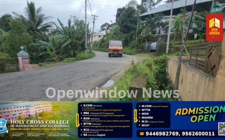 കട്ടപ്പന വെള്ളയാംകുടി കെഎസ്ആർടിസി ജംഗ്ഷൻ വെട്ടിക്കുഴക്കവല റോഡിൽ വാഹന യാത്രികർക്ക് അപകട കെണിയായി റോഡരുകിലെ കലുങ്ക്