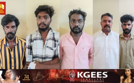 ലോഡുമായിഎത്തിയ ലോറി ഡ്രൈവർക്ക് മർദ്ദനം ; ഇടുക്കിയിൽ കോൺഗ്രസ്സ്  നേതാവ് ഉൾപ്പടെ അഞ്ച് പേർ അറസ്റ്റിൽ