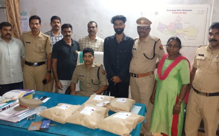 മൂലമറ്റം -ആലക്കോടിൽ വൻ കഞ്ചാവ് വേട്ട ; 3. 800 കിലോ കഞ്ചാവുമായി യുവാവ് പിടിയിൽ