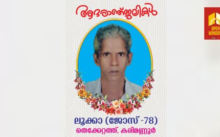 തൊടുപുഴ കരിമണ്ണൂര്‍ തെക്കേറ്റത്ത് ലൂക്കാ (ജോസ് 78) നിര്യാതനായി